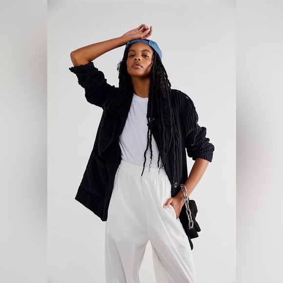 Free People Everly Cord Blazer Size Small - Picture 1 of 6